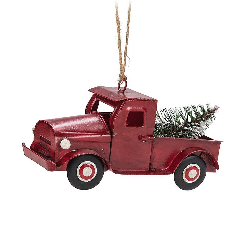 Truck with Tree Ornament