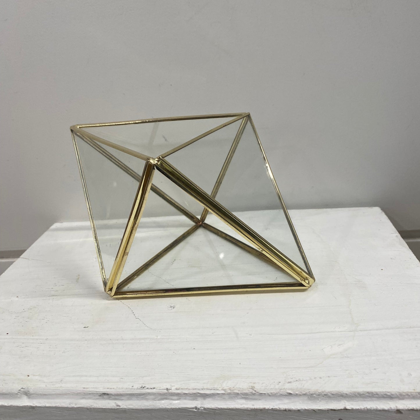 Glass Geometric Terarrium