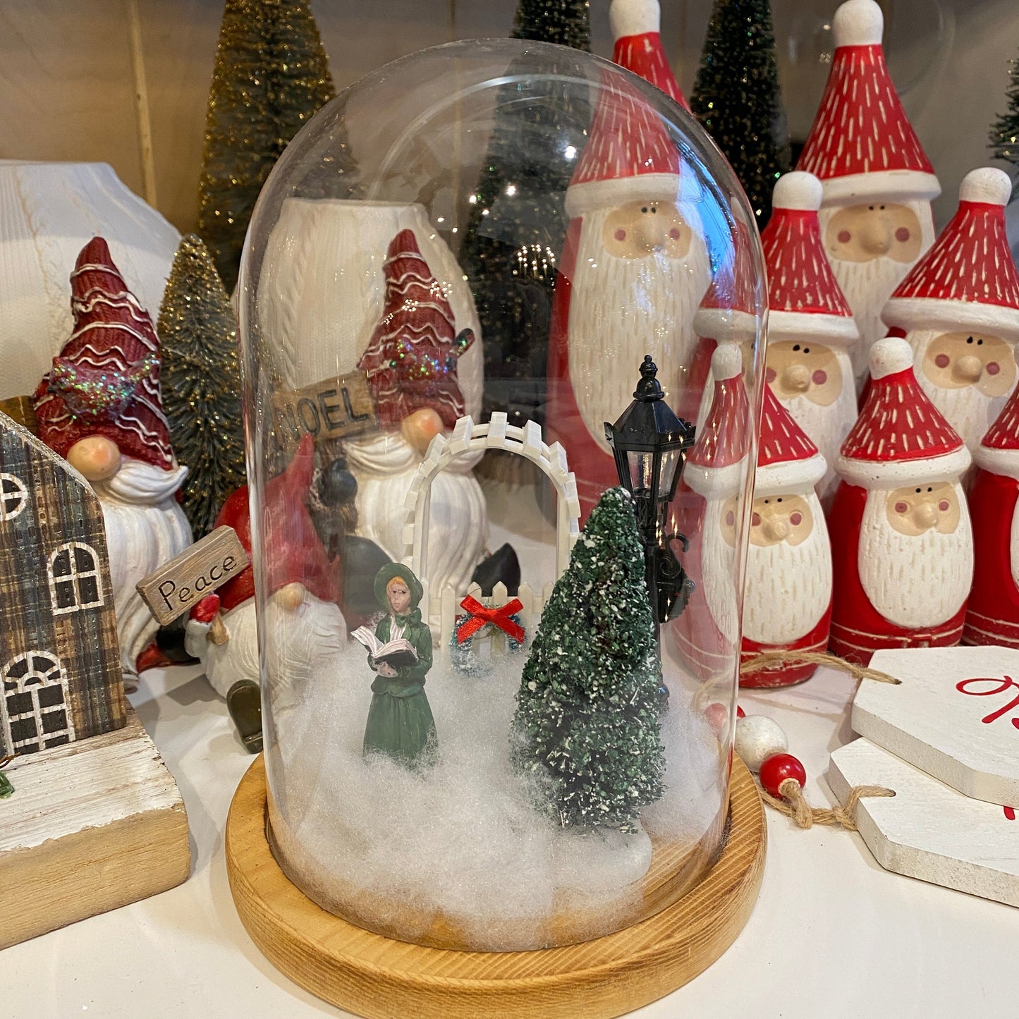 Holiday Glass Cloche