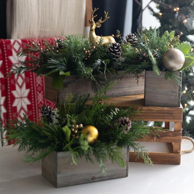 "Rustic Winter's Charm" Floral Arrangement