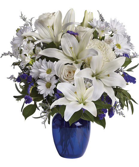 Beautiful in Blue Arrangement: T209-3B