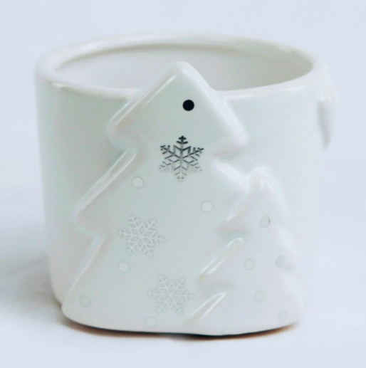 Christmas Tree Succulent Pot