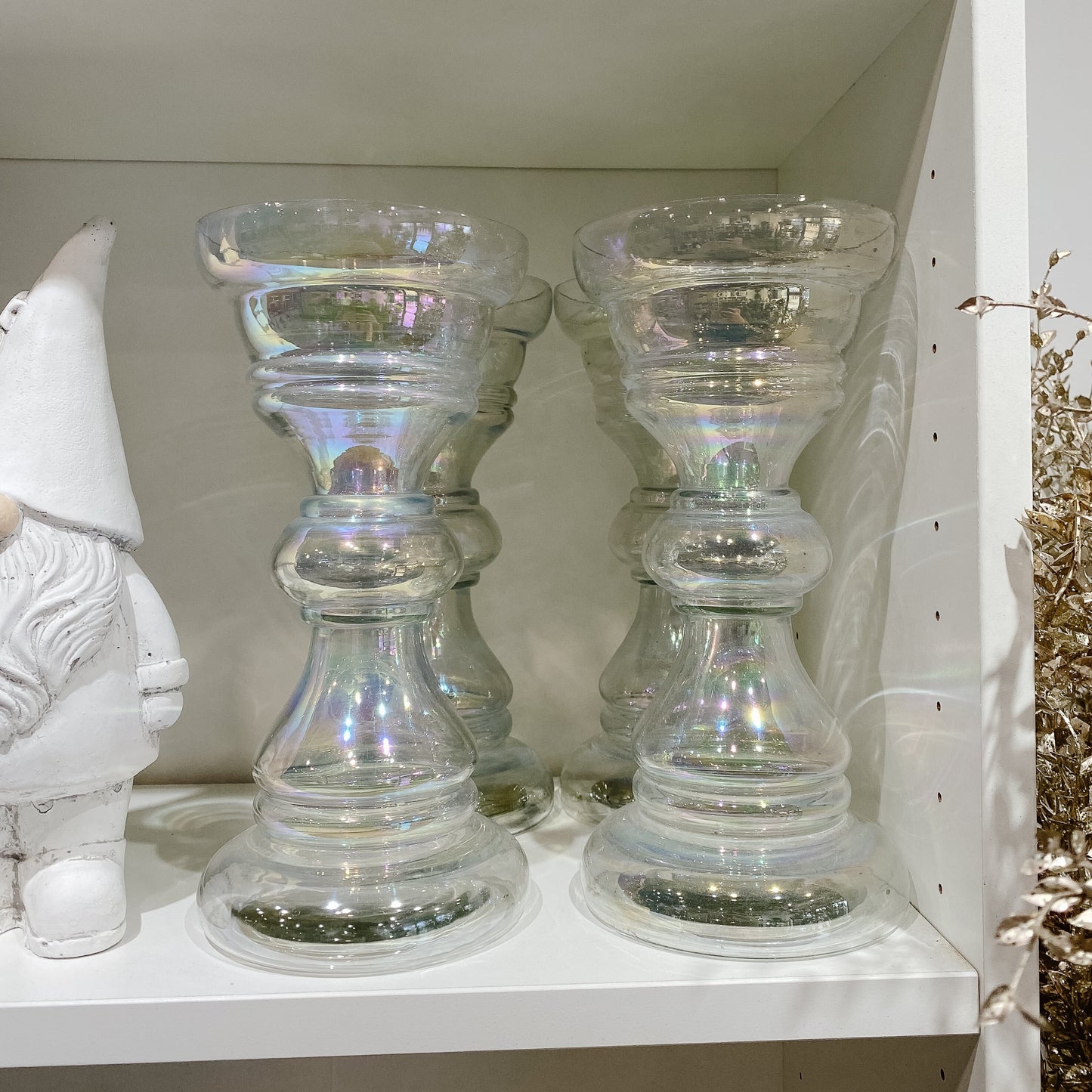 Iridescent Candle Holder