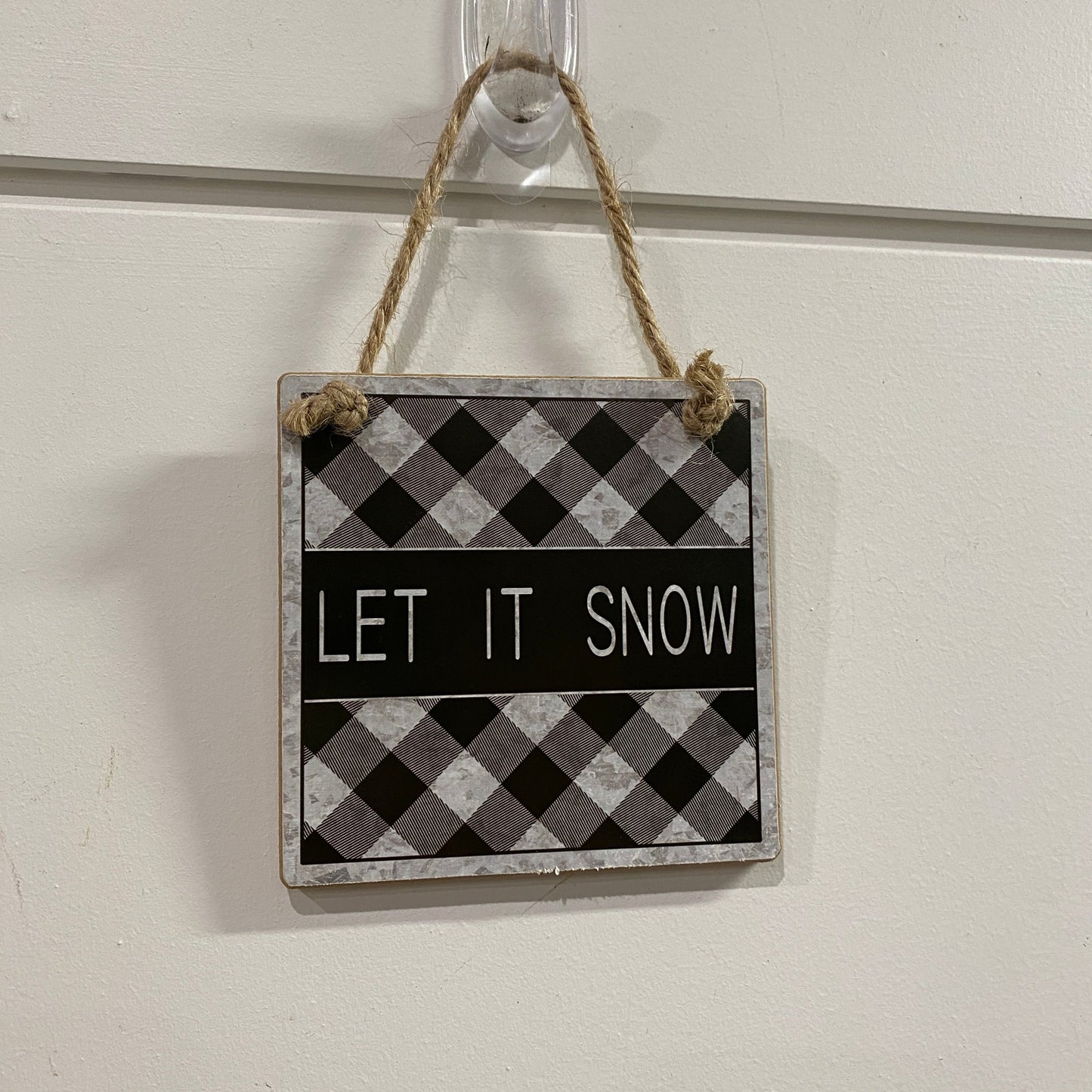 Wooden Holiday Winter Signs