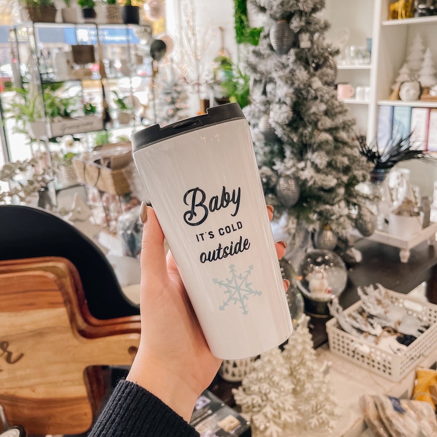 Baby It's Cold Outside Travel Mug