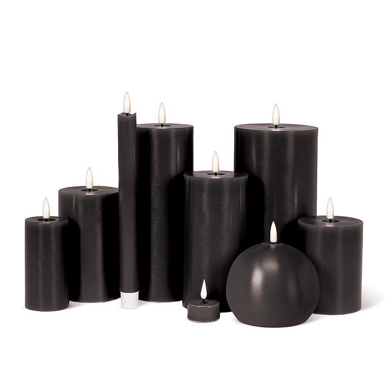 LuxLite Wax Candles with Flickering LED Flame