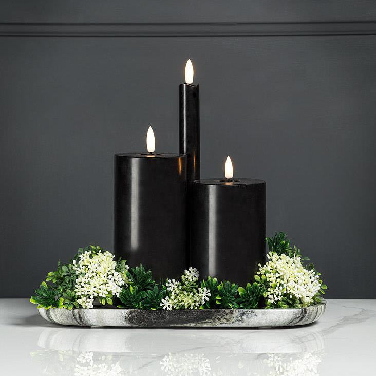 LuxLite Wax Candles with Flickering LED Flame