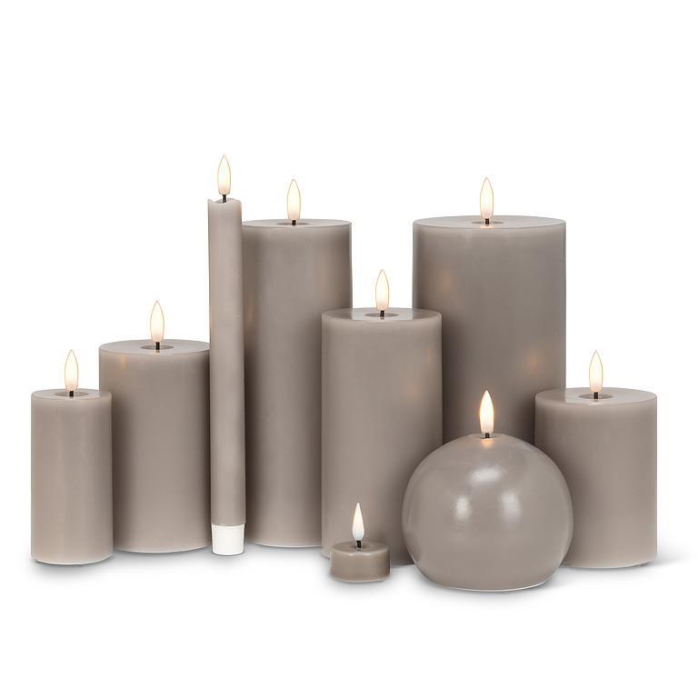 LuxLite Wax Candles with Flickering LED Flame