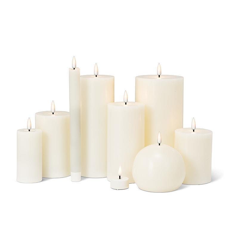 LuxLite Wax Candles with Flickering LED Flame