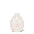 Pink Bow Bud Vases