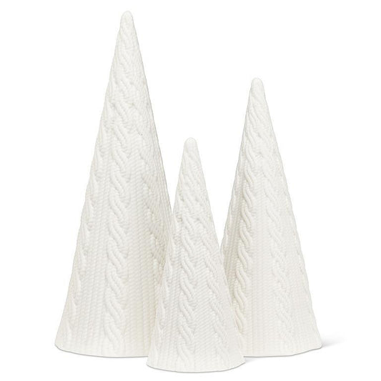 White Cable Cone Trees