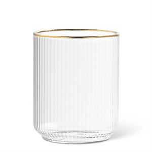 Tight Vertical Glassware with Gold