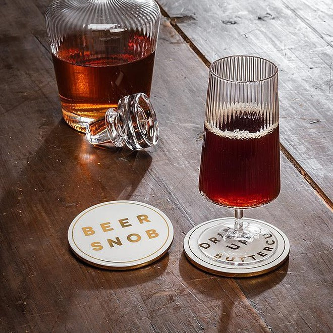 Lined Optic Glassware