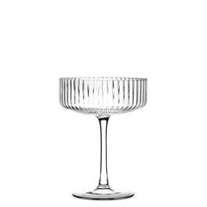 Tight Vertical Glassware with Gold