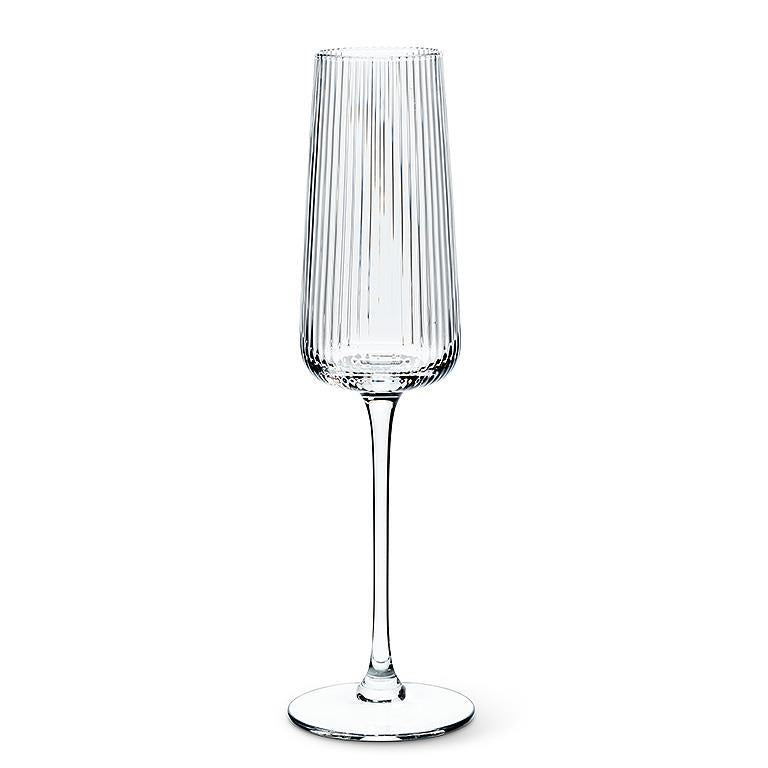 Lined Optic Glassware