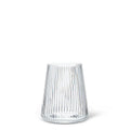 Lined Optic Glassware