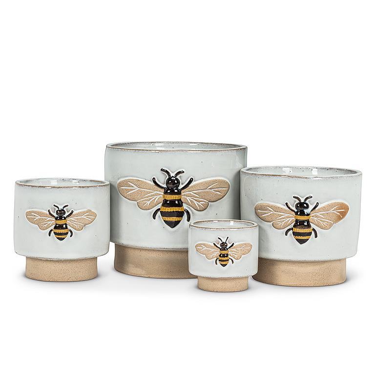 Emboss Bee Pot