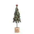 Holly Tree on Log Base
