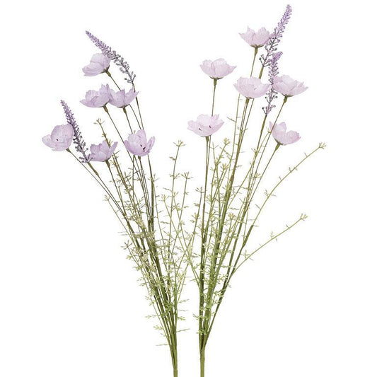 Faux Lavender Wildflower spray stem