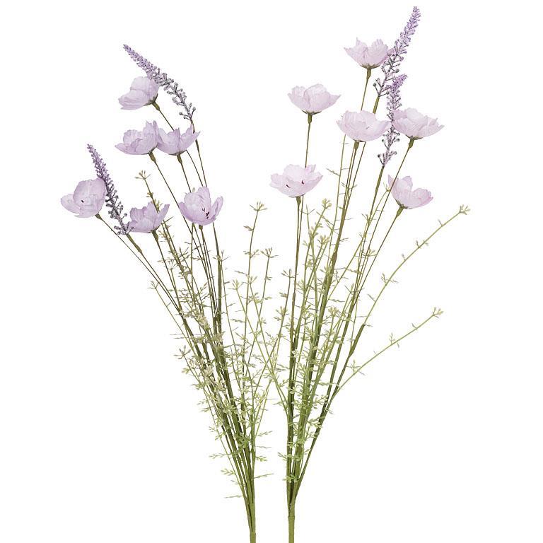 Faux Lavender Wildflower Spray Stem