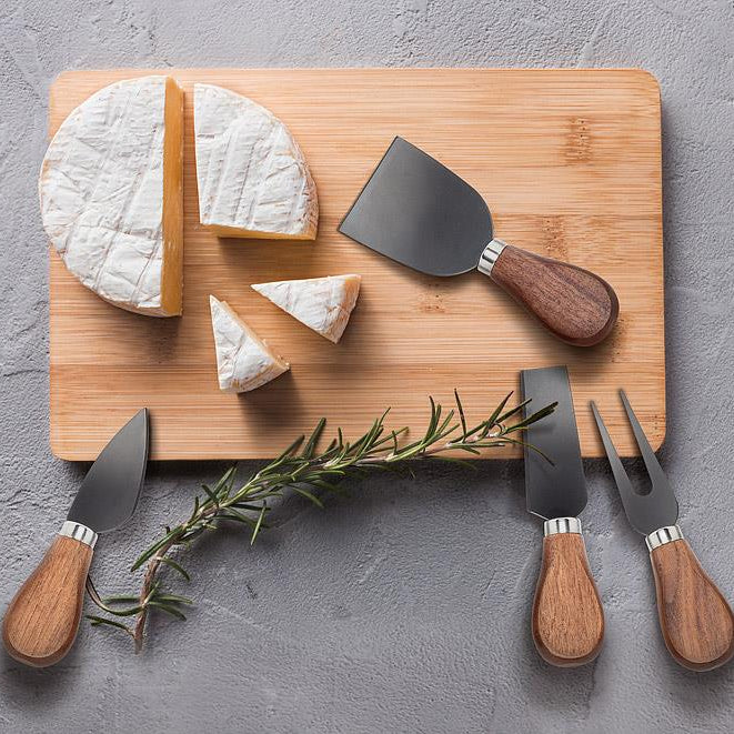 Wood Handle Cheese Knives Set of 4