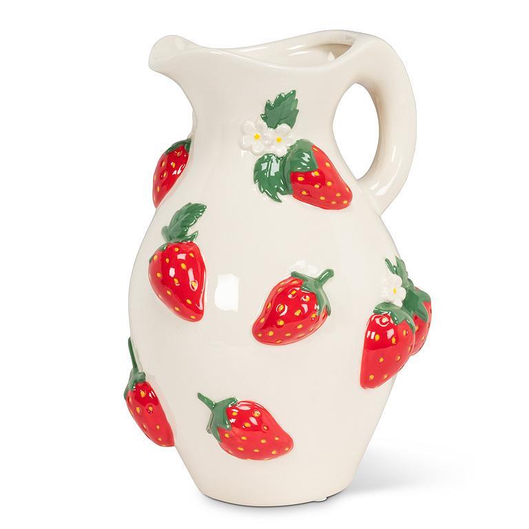 Large Jug With Strawberries