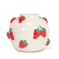 Round Vase with Strawberries