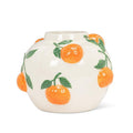 Round Vase with Oranges