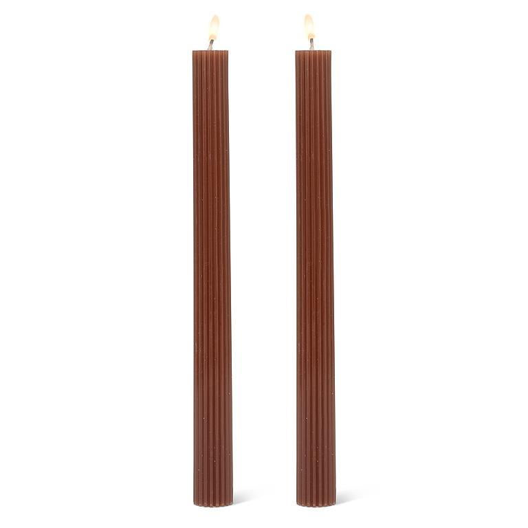Ridged Taper Candles