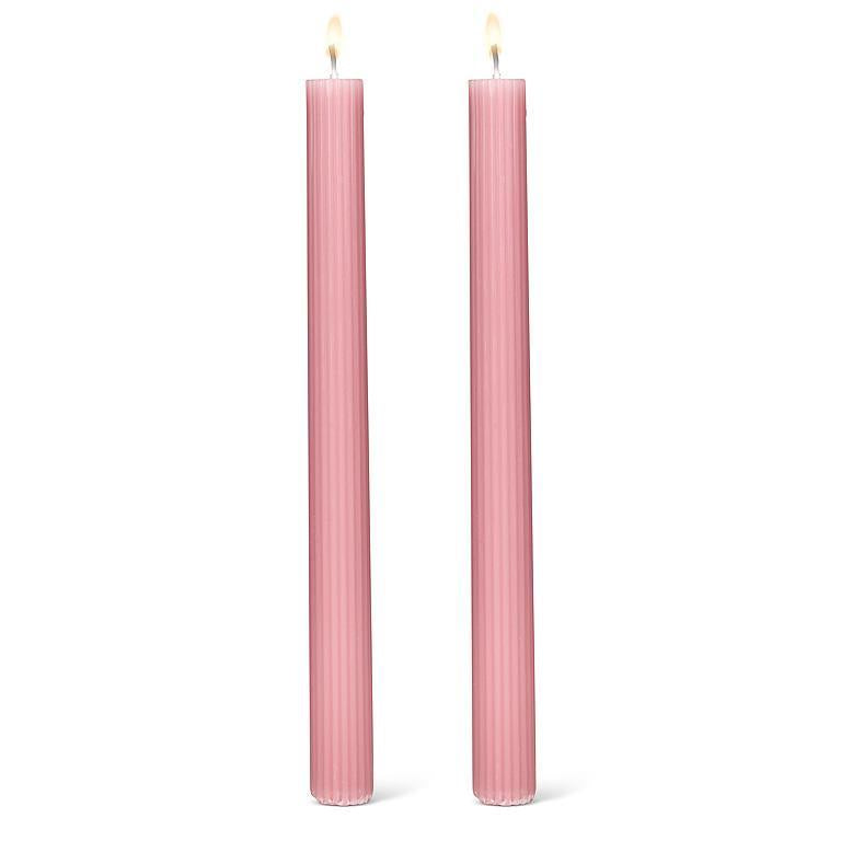 Ridged Taper Candles