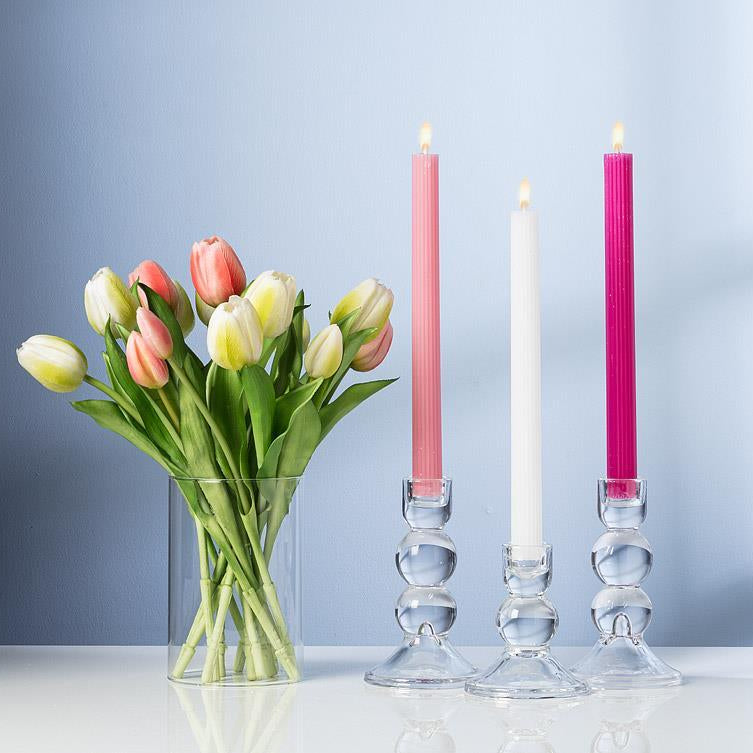 Ridged Taper Candles