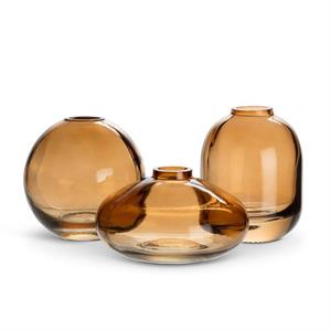 Coloured Glass Bud Vases