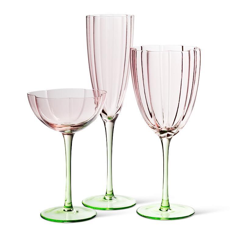 Flower Petal Glassware