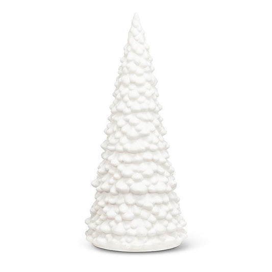 White Matte Cone Tree