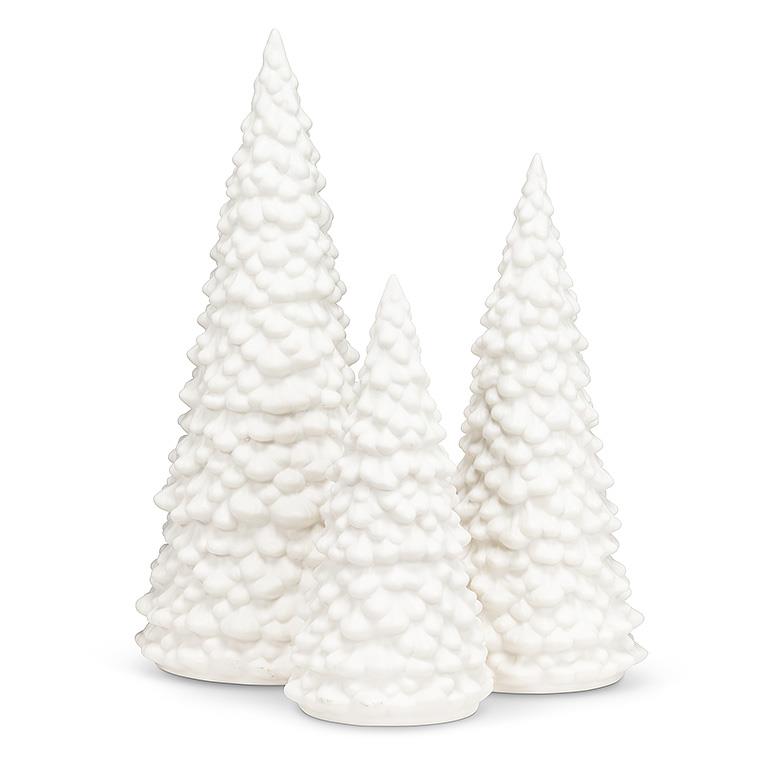 White Matte Cone Tree