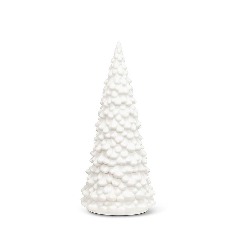 White Matte Cone Tree