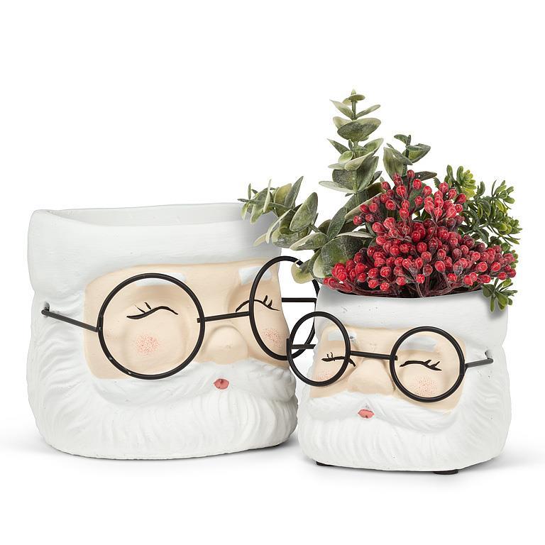 Santa Face Planter