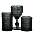 Black Pebble Finish Glassware
