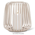 Cage Lantern with LED Candle