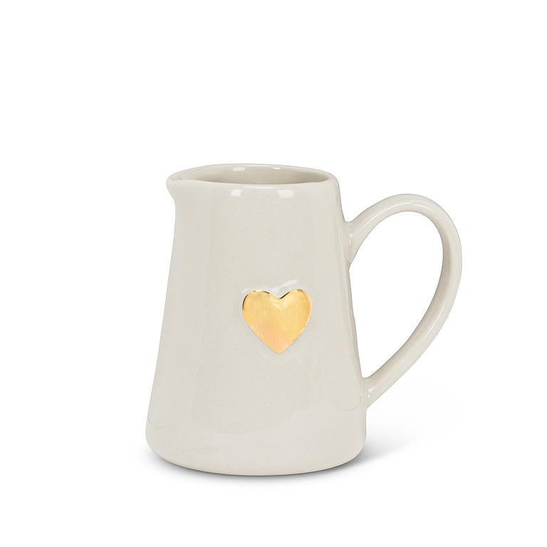 Mini Heart Jug, Bowl & Jam Jar