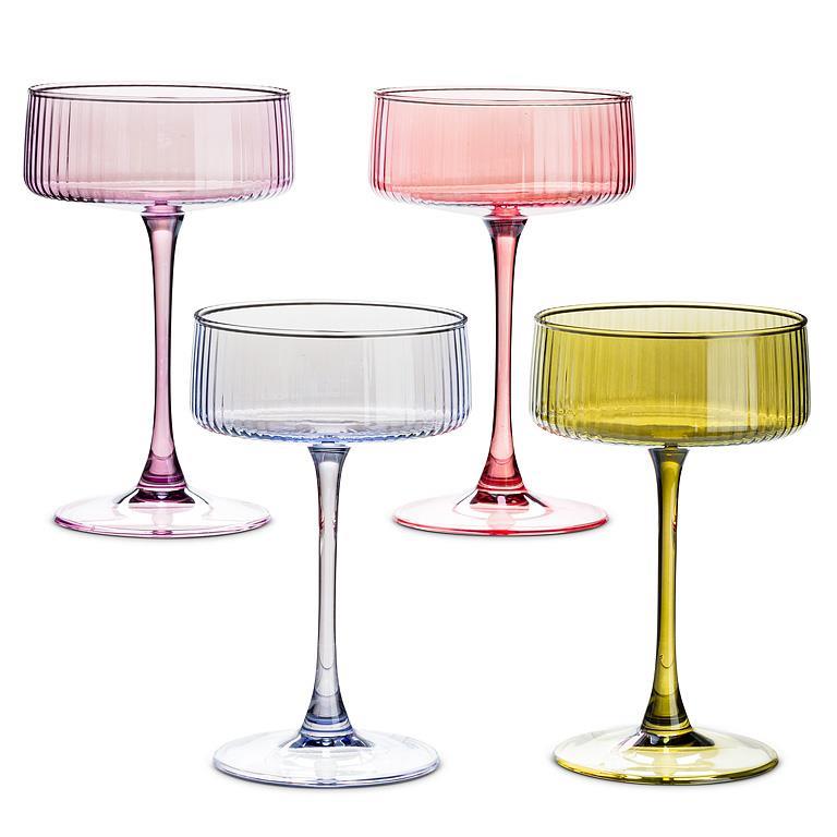 Tight Optic Cocktail Coupe with Lustre