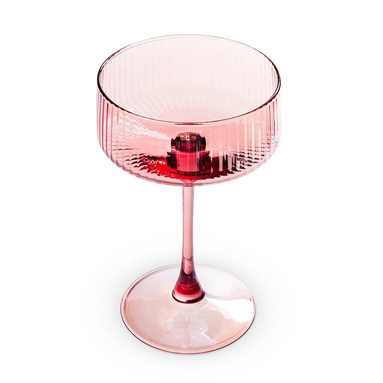 Tight Optic Cocktail Coupe with Lustre