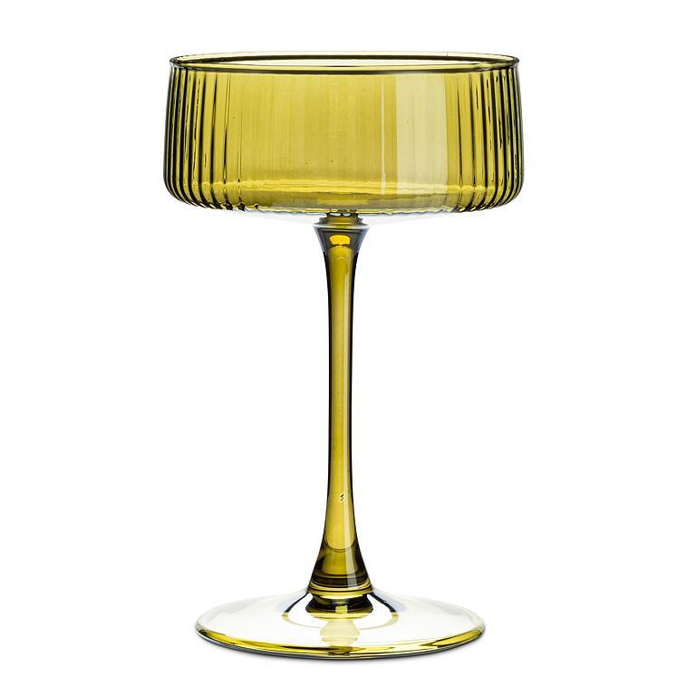 Tight Optic Cocktail Coupe with Lustre