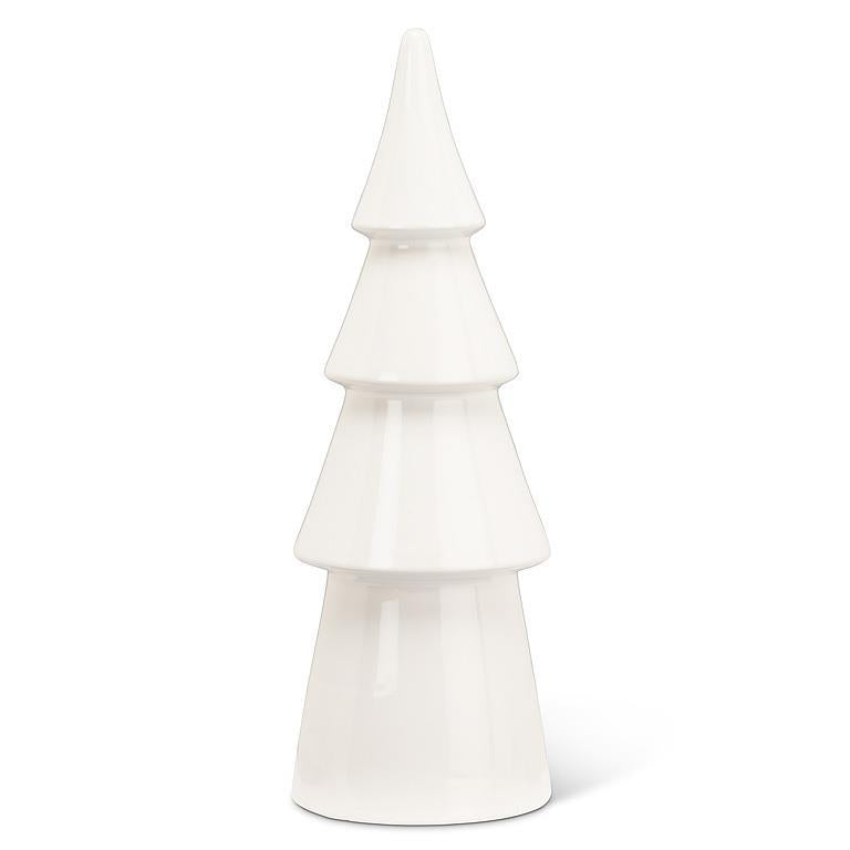 White Ceramic Tiered Tree