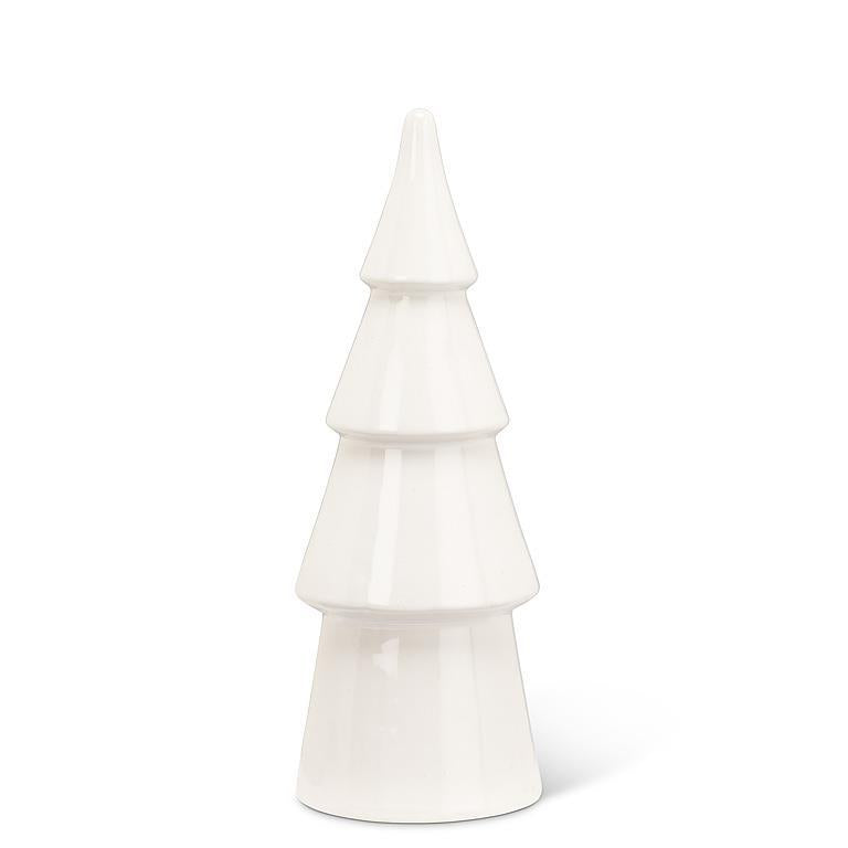 White Ceramic Tiered Tree