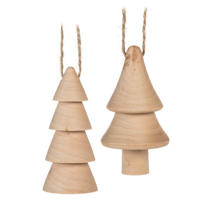 Wooden Tree Ornament