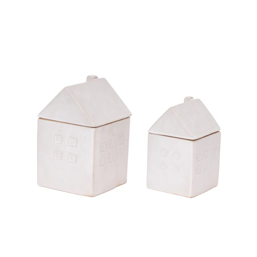 House Canisters Set of 2