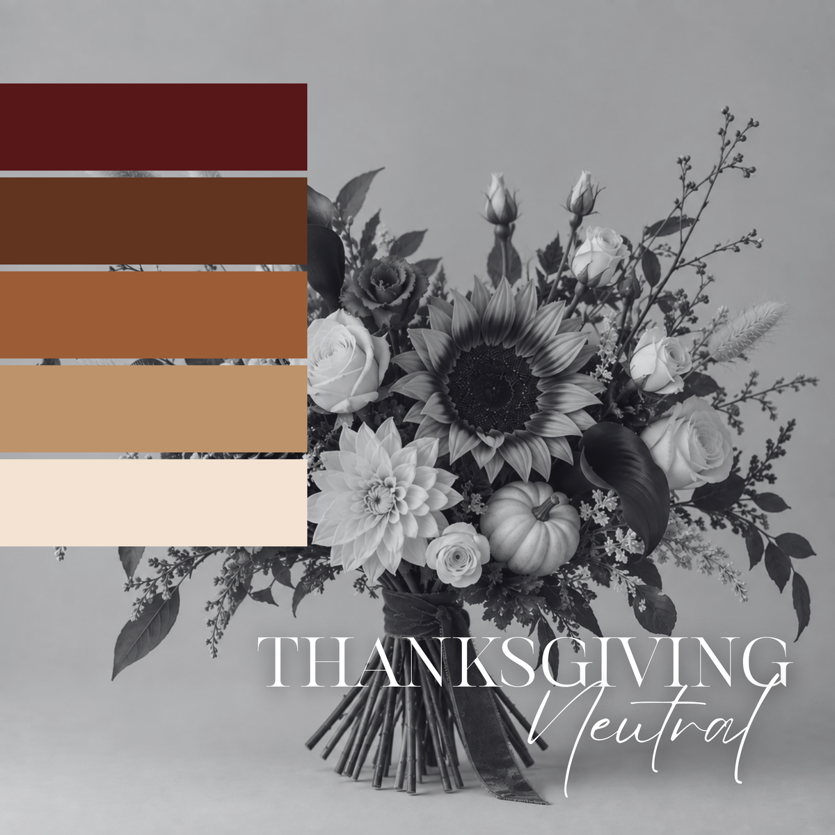 Thanksgiving Harvest Neutral Bouquet