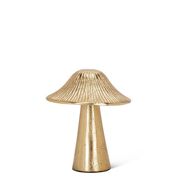 Gold Finish Mushroom