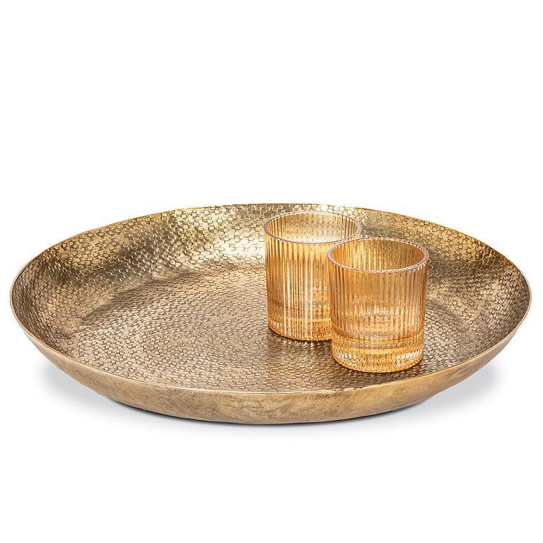 Shallow Hammered Tray